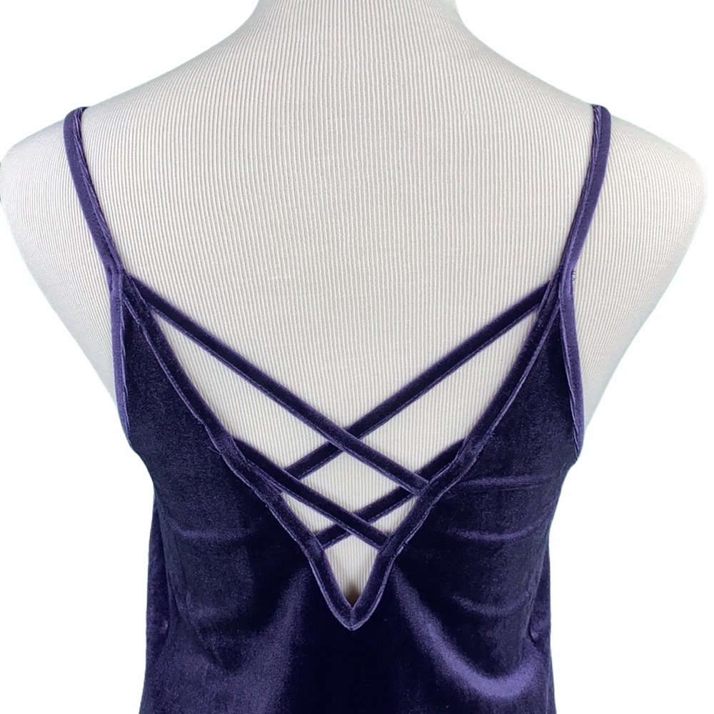 Crushed Velvet Strappy Cami - Picture 6 of 10